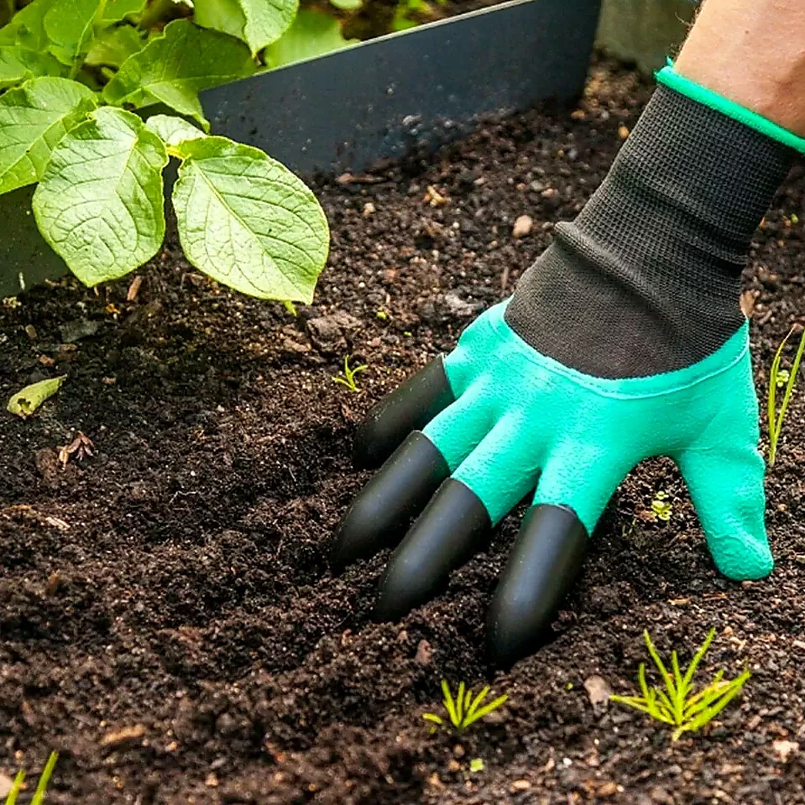 Садові рукавички з кігтями Garden Genie Gloves — фото 2