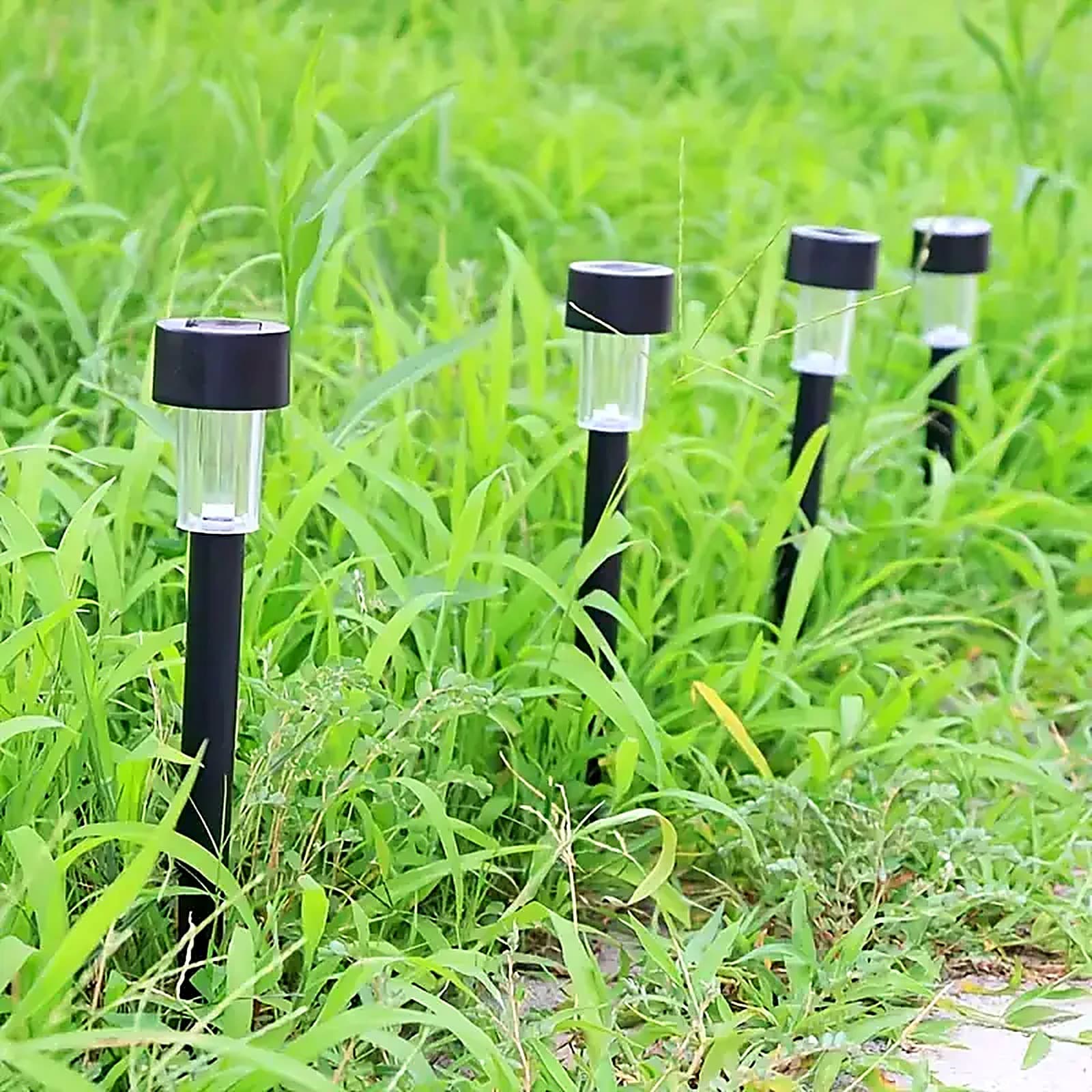 Садові LED ліхтарі на сонячних батареях 31 см
