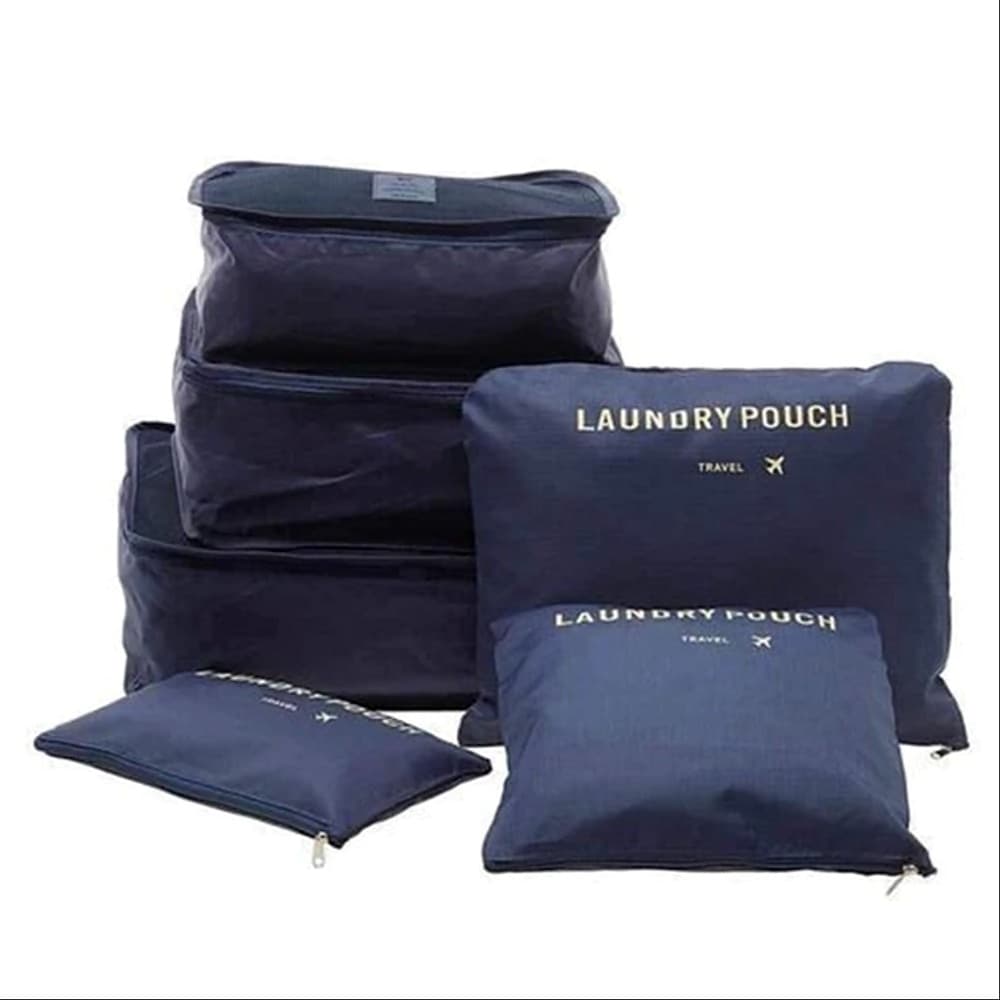 Набір дорожніх органайзерів Laundry Pouch синій — фото 4