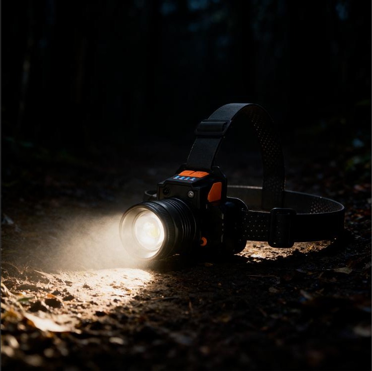 Потужний налобний LED-ліхтар з zoom Head Lamp 509