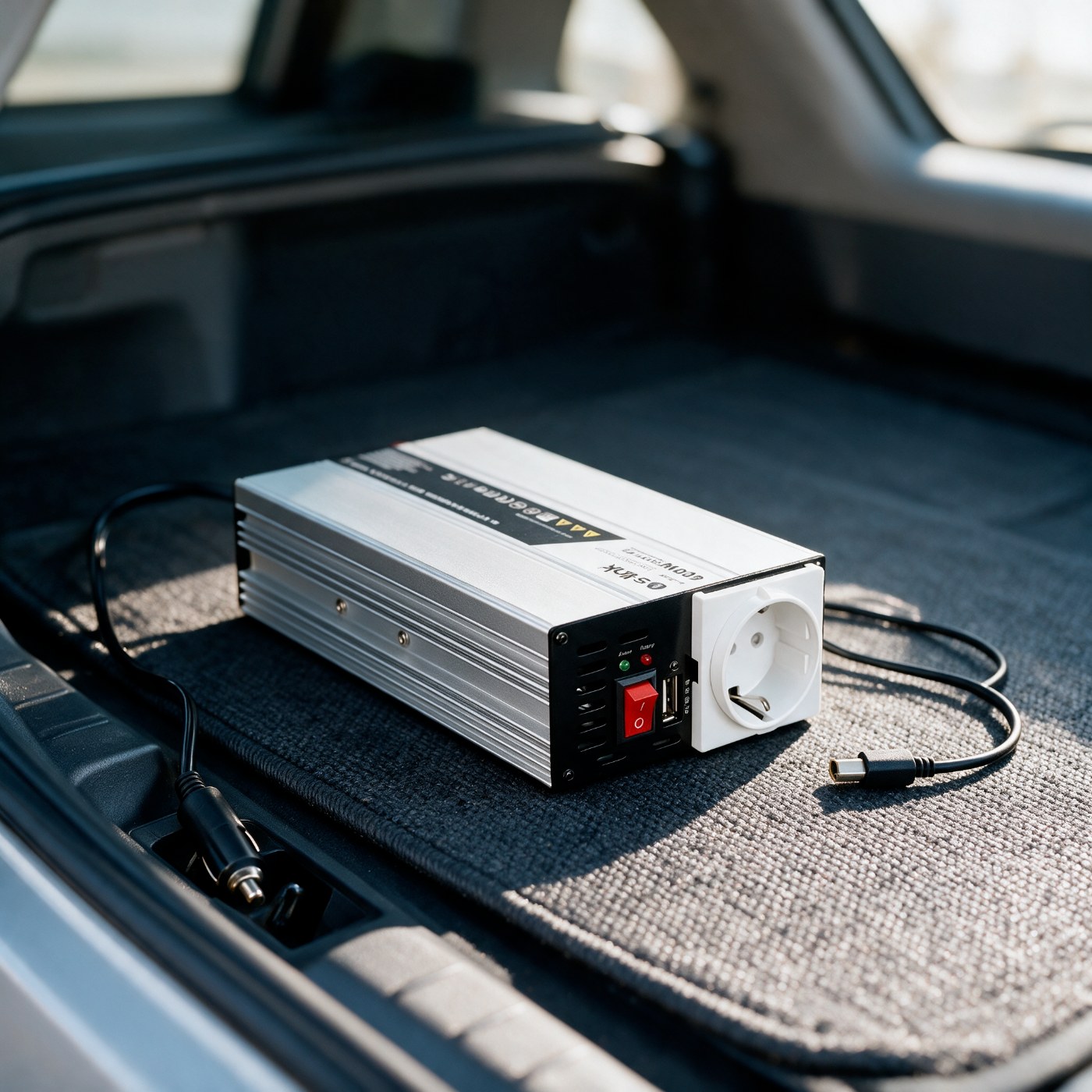 Автомобільний інвертор 12V-220V 300W S-Link SL-300W — фото 2