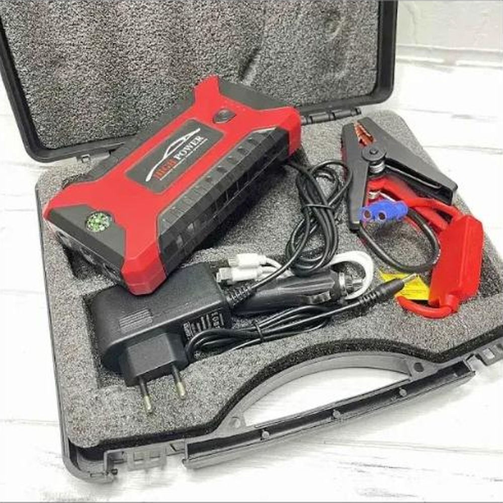 Автомобільний пускозарядний пристрій + чохол (jump starter/повербанк) — фото 2