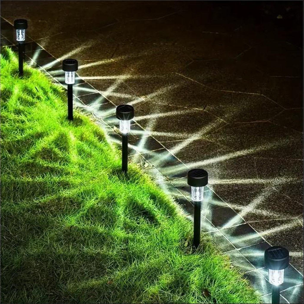 Садові LED ліхтарі на сонячних батареях 31 см