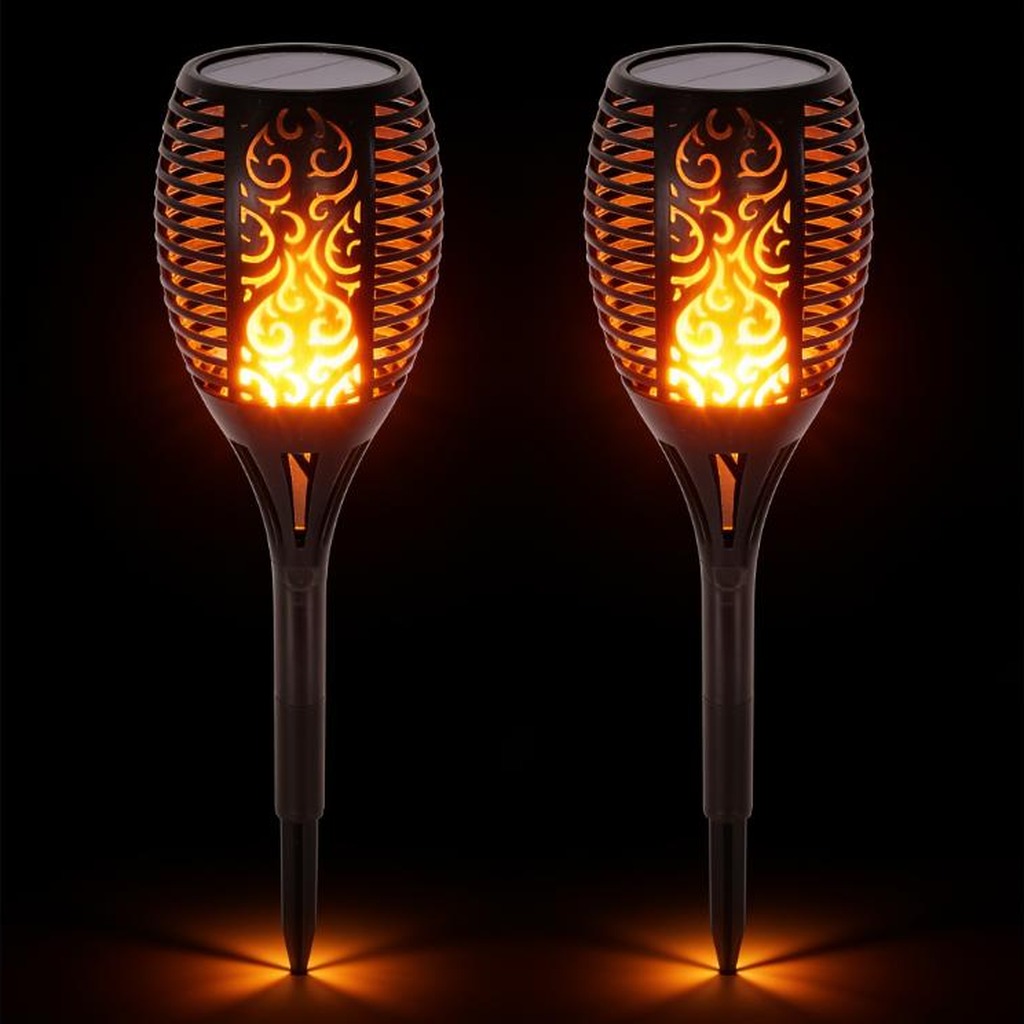 Ліхтар з ефектом полумя Solar Flame LED 52 см